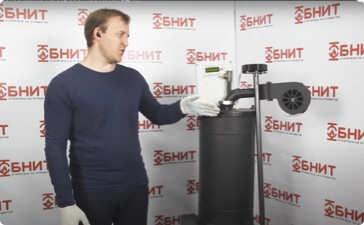 Видео описание блока автоматики автоматической горелки на отработке